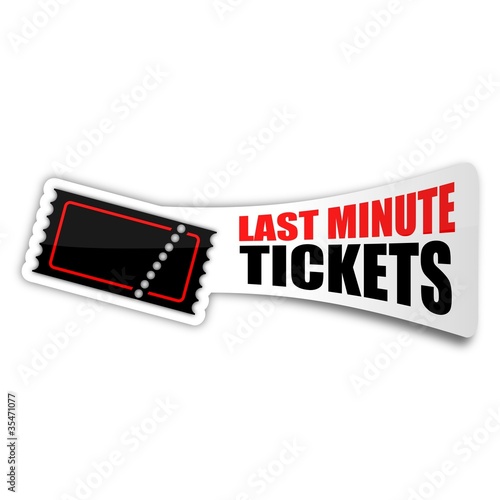 "sticker ticket lastminutetickets 1" Stockfotos und lizenzfreie Bilder auf Bild