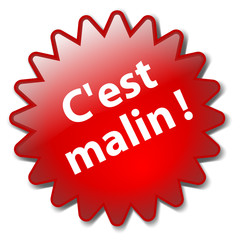 Tampon C’EST MALIN (cool pratique prix astuces bons plans futé)