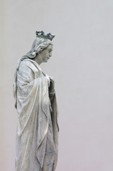 Fototapeta Średniowieczny posąg Maryi obraz
