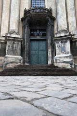 Entrance to the Dominican church