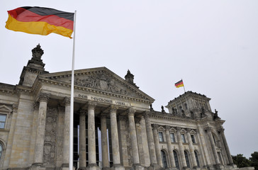 Fototapeta na wymiar Reichstagsgebäude