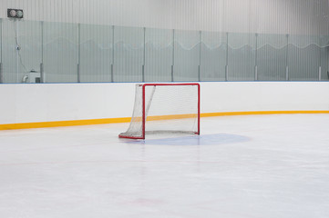 empty hockey gate