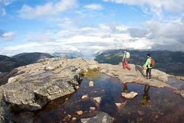 hikers in Norway