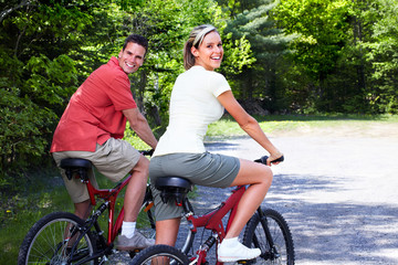 Obraz premium Riding couple.