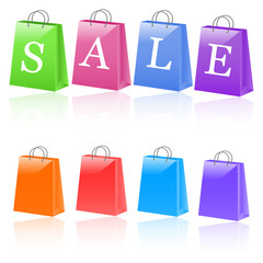 Set of shopping bags