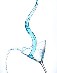 Splashing  cocktail