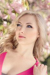Naklejka premium spring portrait