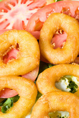 Fried squid rings