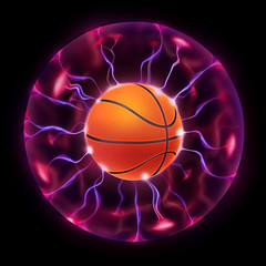 Fototapeta premium Basketball Ball Wheel