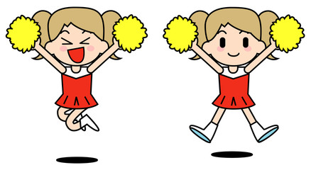 チアガール＿ジャンプ