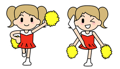 チアガール＿応援