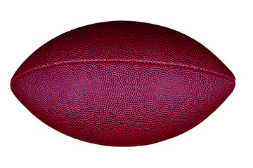Football isolated on white.