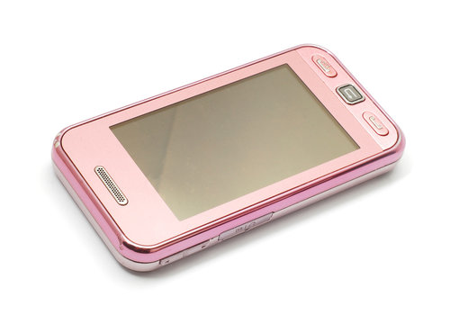 pink cellphone