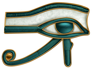 Egyptian Eye of Horus - obrazy, fototapety, plakaty