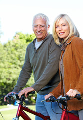 Obraz premium Riding couple.