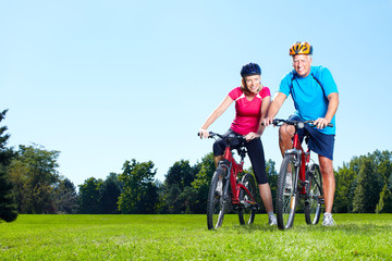 Fototapeta premium Riding couple.