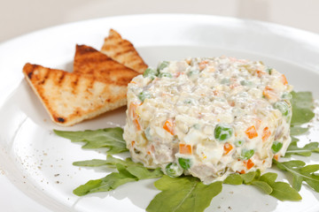 Russian traditional salad