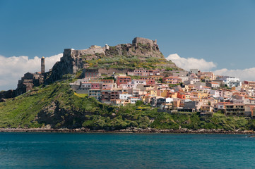Fototapeta na wymiar Sardynia, Włochy: Castelsardo, stare miasto