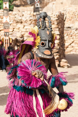 Mask and the Dogon dance, Mali.
