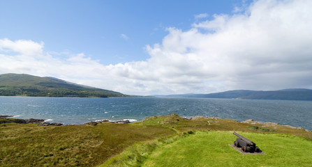 A view looking out from Duart castle