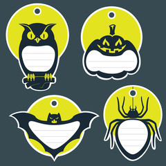 Halloween gift tags