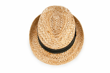 Summer hat isolated on the white background