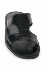 Beach shoes isolated on the white background