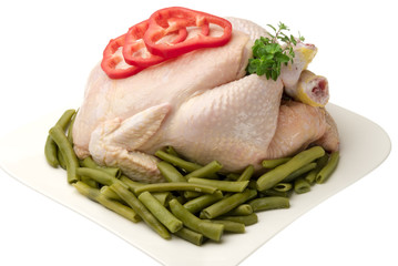pollo crudo