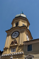 yellow tower in rijeka