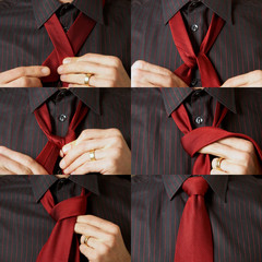 Tying tie sequence