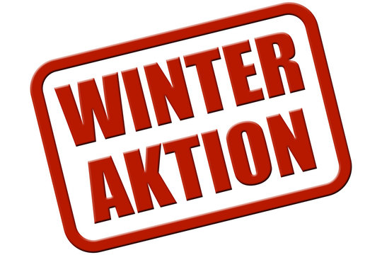 Stempel rot rel WINTER AKTION