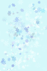 Naklejka na ściany i meble 雪の結晶のイメージ