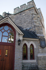 Church in Saratoga Springs, New York State, USA