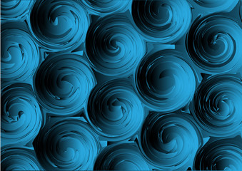 Blue spiral