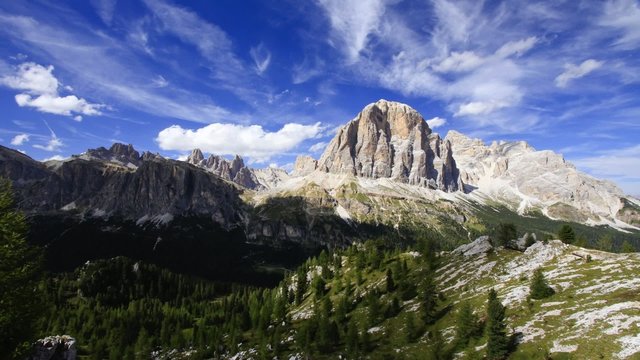 Dolomites (Italian Alps) time lapse