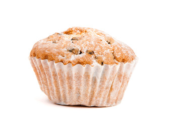 Muffin with raisins