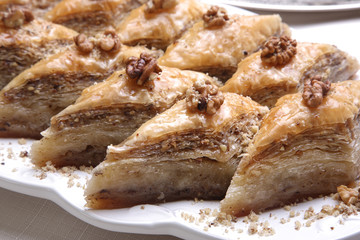 Close up of Baklava