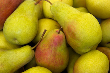 Pears in the market