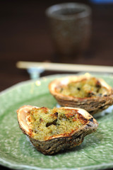 grilled mussel clam