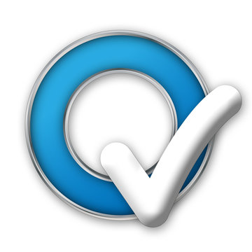 Marketing Stamp Template (tag sticker label blue blank)