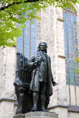 Bachdenkmal Thomaskirche Leipzig