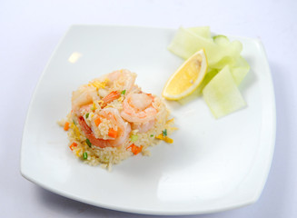 Unique and own style Thai shrimp fried rice