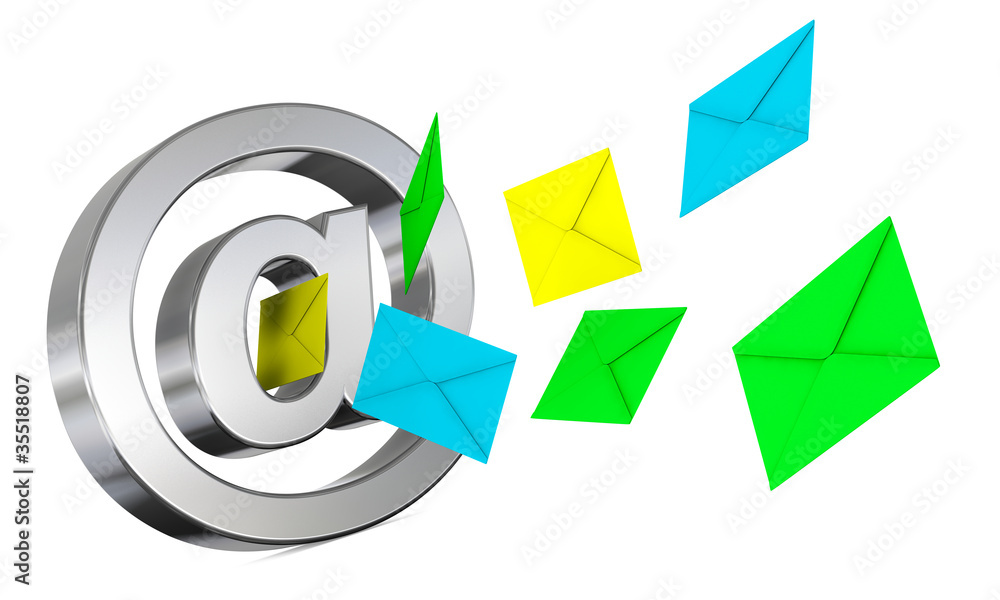 Poster send and receive emails
