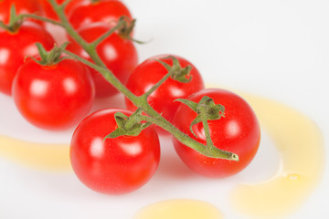Öl und Tomaten