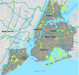 New York mapa © cesar