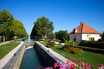 Fototapete Kanal Burgunder Kanal