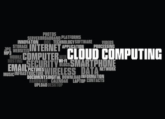 Fototapeta na wymiar cloud computing