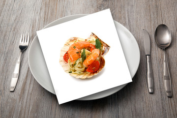 pasta in cartolina