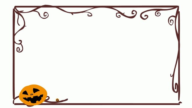 cornice halloween con alpha
