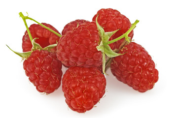 Ripe raspberries